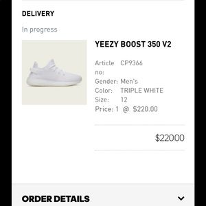 Cream white Yeezys by Kanye West